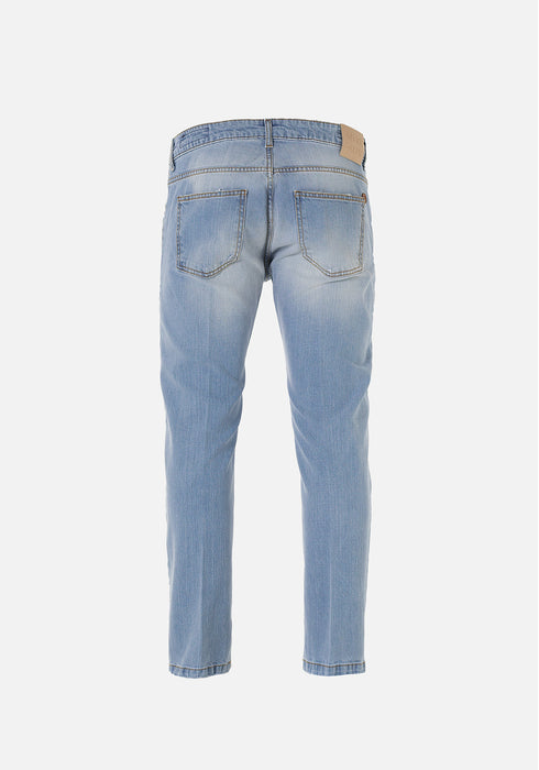 PANTALONE 5 TASCHE DENIM CORTO